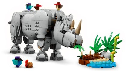 LEGO® Creator 3in1 Wild Animals: Majestic Rhino with Birds 31171