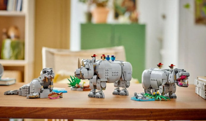 LEGO® Creator 3in1 Wild Animals: Majestic Rhino with Birds 31171