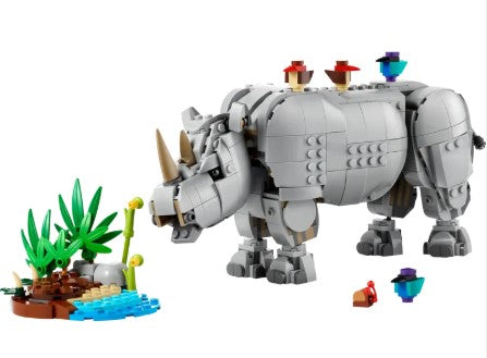 LEGO® Creator 3in1 Wild Animals: Majestic Rhino with Birds 31171