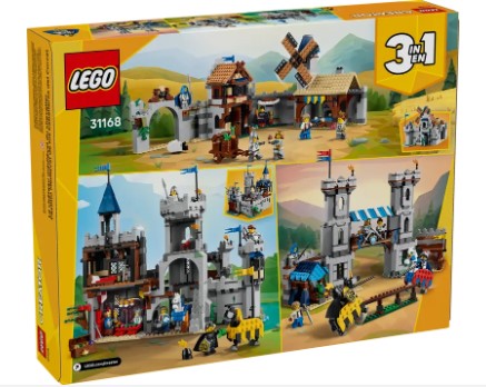 LEGO® Creator 3in1 Medieval Horse Knight Castle 31168