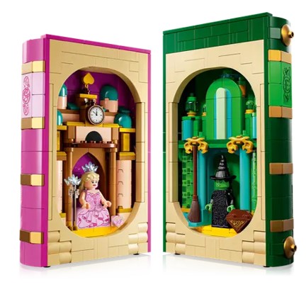 LEGO® Wicked Glinda & Elphaba Bookends 75691