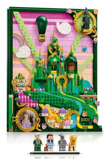 LEGO® Wicked Emerald City Wall Art 75685
