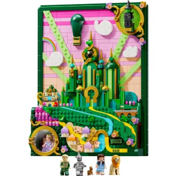 LEGO® Wicked Emerald City Wall Art 75685