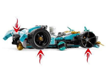 LEGO® NINJAGO® Zane’s Dragon Power Spinjitzu Race Car 71791