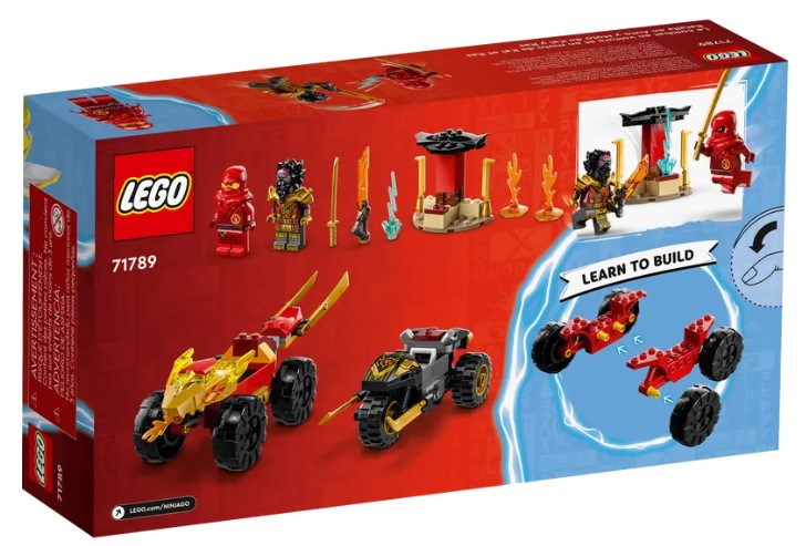 LEGO® Kai and Ras’s Car and Bike Battle 71789