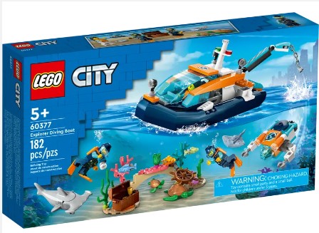 LEGO® City Explorer Diving Boat 60377