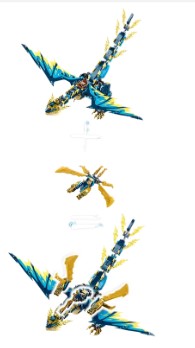 LEGO® Elemental Dragon vs The Empress Mech 71796