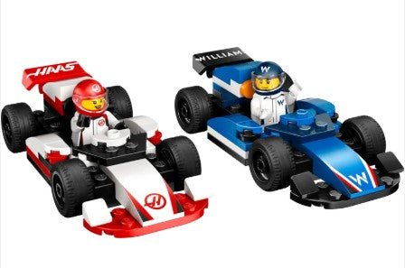 LEGO® City F1® Williams Racing & Haas F1® Race Cars 60464