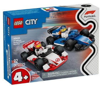 LEGO® City F1® Williams Racing & Haas F1® Race Cars 60464