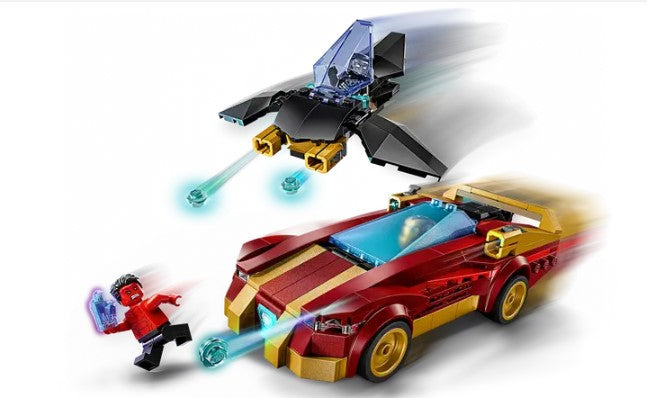 LEGO® Marvel Iron Man Car & Black Panther vs. Red Hulk 76310