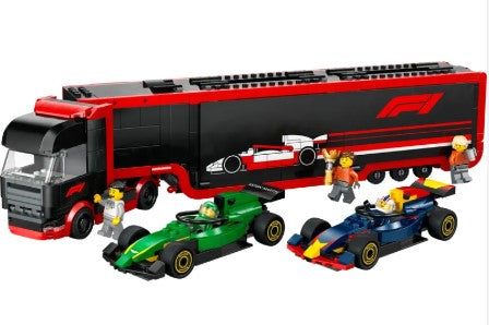 LEGO® City F1® Truck with RB20 & AMR24 F1® Cars 60445