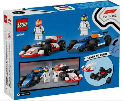 LEGO® City F1® Williams Racing & Haas F1® Race Cars 60464