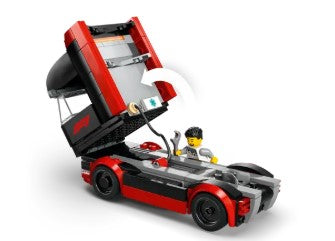 LEGO® City F1® Truck with RB20 & AMR24 F1® Cars 60445