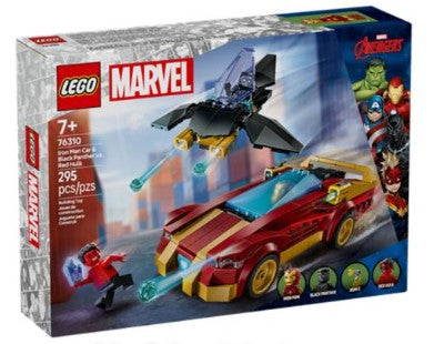 LEGO® Marvel Iron Man Car & Black Panther vs. Red Hulk 76310