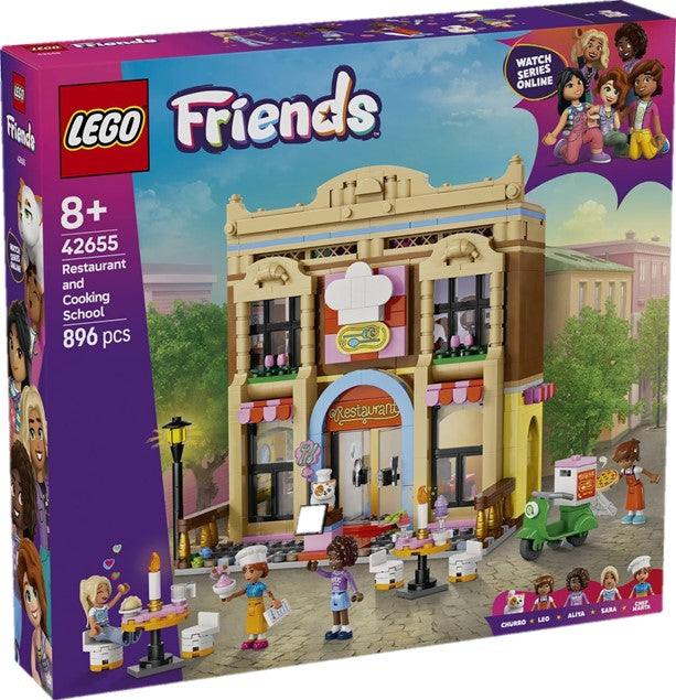 LEGO® Friends Restaurant and Cooking School 42655