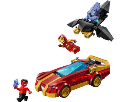 LEGO® Marvel Iron Man Car & Black Panther vs. Red Hulk 76310