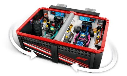 LEGO® City F1® Garage & Mercedes-AMG & Alpine Cars 60444