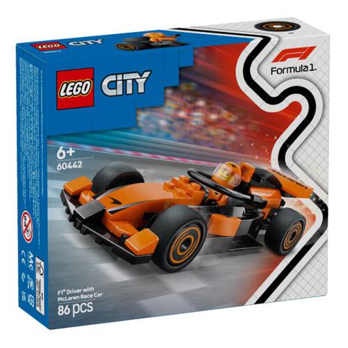 LEGO® City F1® Driver with McLaren Race Car 60442