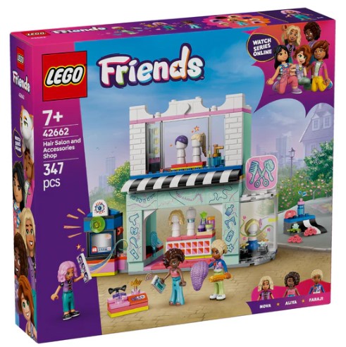 LEGO® Friends Hair Salon and Accessories Shop 42662