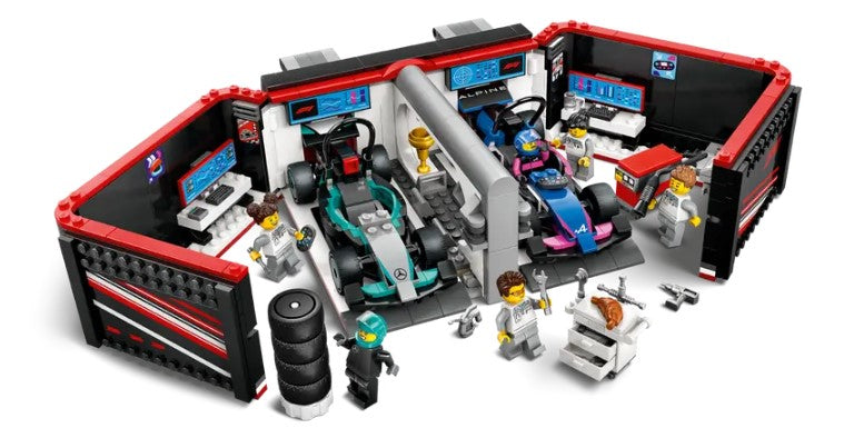 LEGO® City F1® Garage & Mercedes-AMG & Alpine Cars 60444