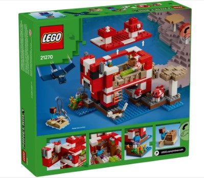 LEGO® Minecraft® Mooshroom House 21270