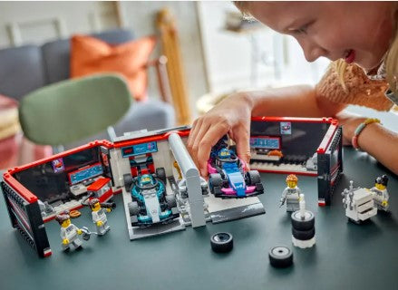 LEGO® City F1® Garage & Mercedes-AMG & Alpine Cars 60444