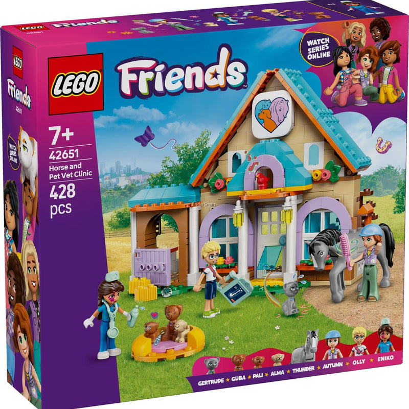 LEGO® Friends Horse and Pet Vet Clinic 42651