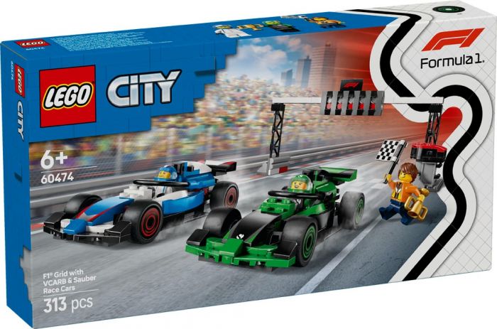 LEGO® City F1® Grid with VCARB & Sauber Race Cars 60474