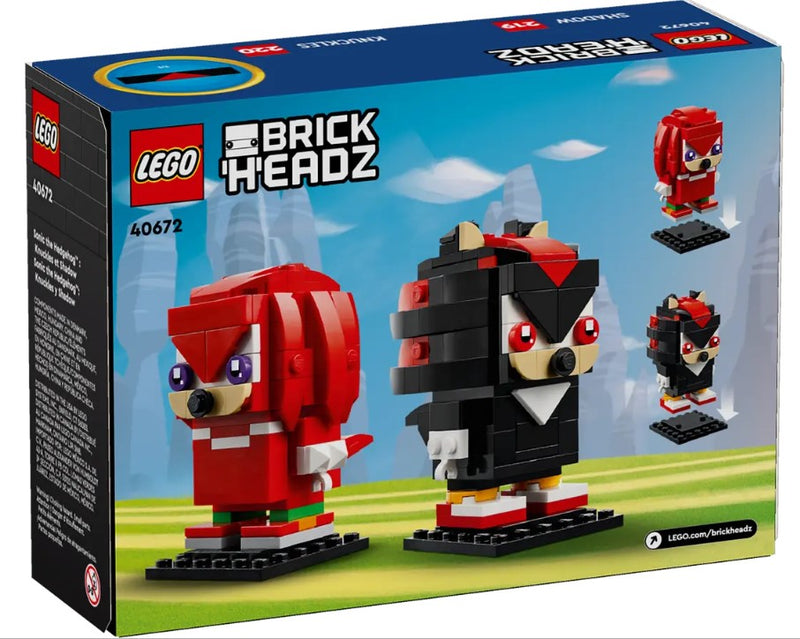 LEGO® BrickHeadz Sonic the Hedgehog™: Knuckles & Shadow 40672