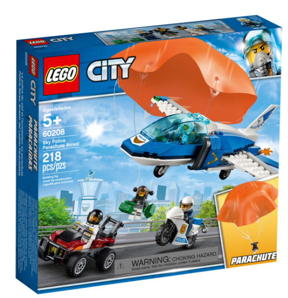 LEGO® City Sky Police Parachute Arrest 60208