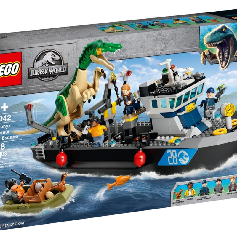 LEGO®Baryonyx Dinosaur Boat Escape 76942