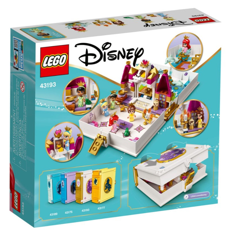 LEGO® Disney Ariel, Belle, Cinderella and Tiana’s Storybook Adventures 43193