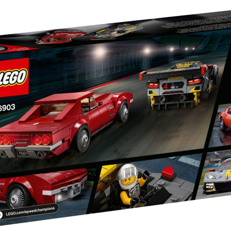 LEGO® Speed Champions Corvette C8.R Race Car &1969 Corvette 76903