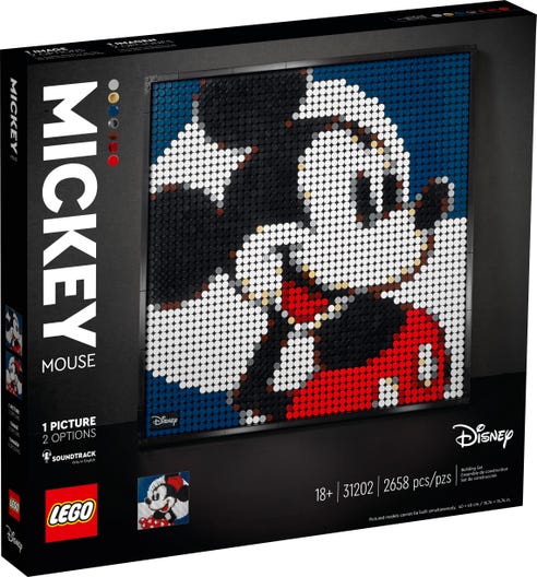 LEGO® Art Disney’s Mickey Mouse 31202