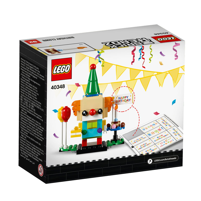 LEGO® BrickHeadz BIRTHDAY CLOWN 40348