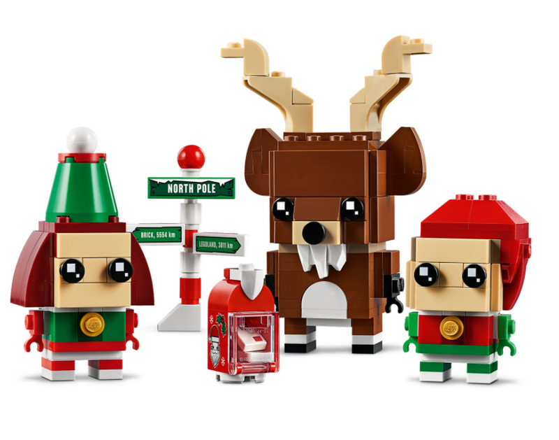 LEGO® Brickheadz Reindeer, Elf and Elfie 40353