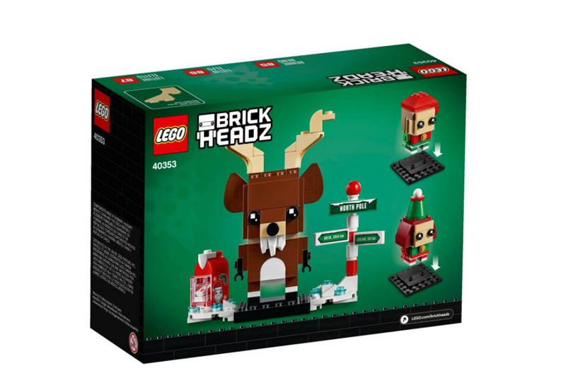 LEGO® Brickheadz Reindeer, Elf and Elfie 40353