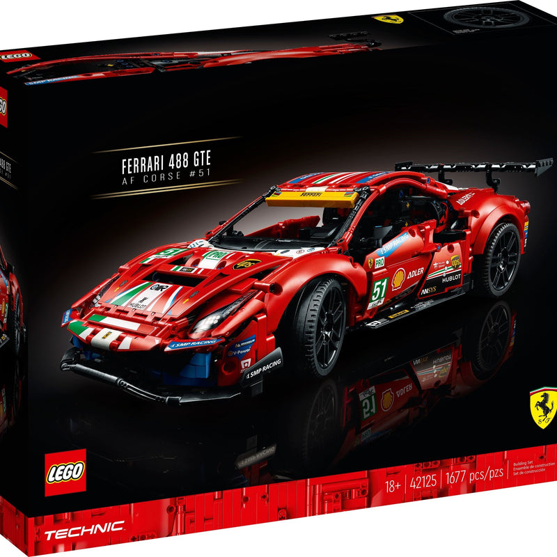 LEGO® Technic Ferrari 488 GTE AF CORSE #51 42125