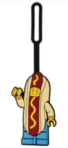 LEGO® Iconic Hot Dog Man Bag Tag 52615
