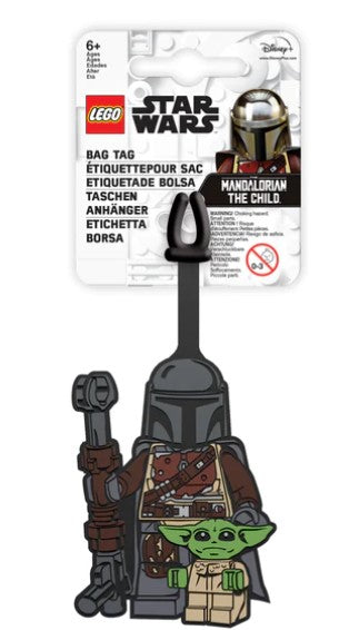 LEGO® STAR WARS The Mandalorian with Baby Yoda Bag Tag 52948