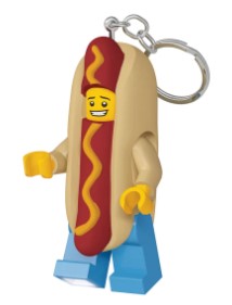 LEGO® Iconic Hot Dog Guy LED luminous Key Chain KE119
