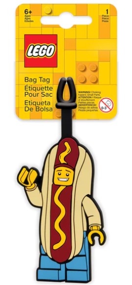LEGO® Iconic Hot Dog Man Bag Tag 52615