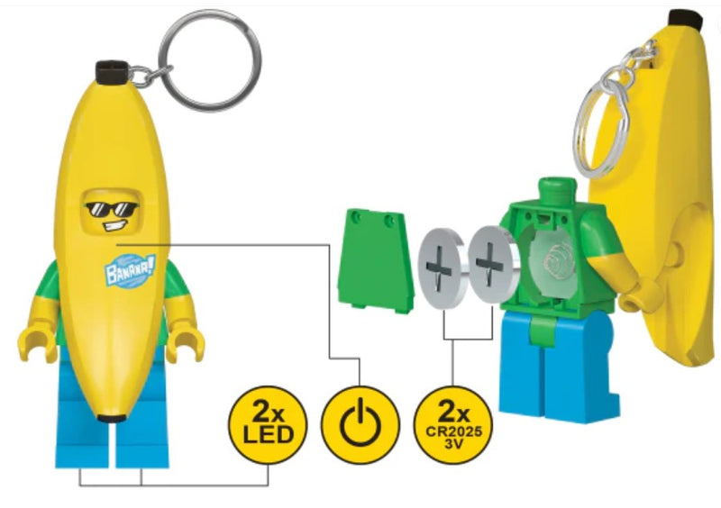 LEGO® Iconic Banana Guy LED luminous Key Chain KE118
