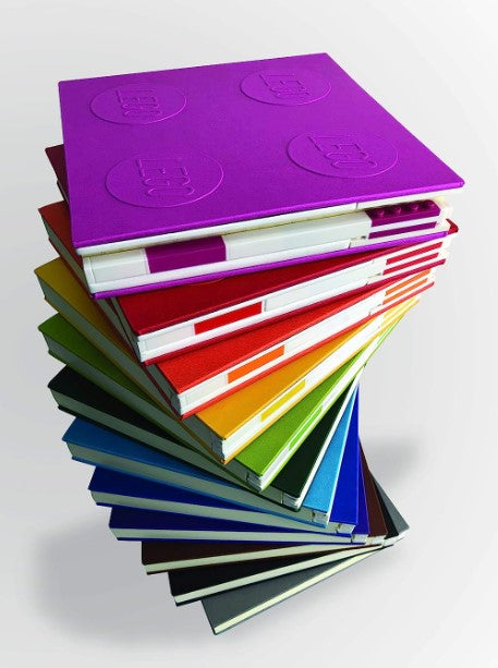 LEGO® 2.0 Stationery Locking Notebook with Color-Matched Gel Pen - Violet 52438