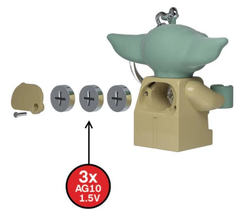 Baby yoda best sale keychain lego