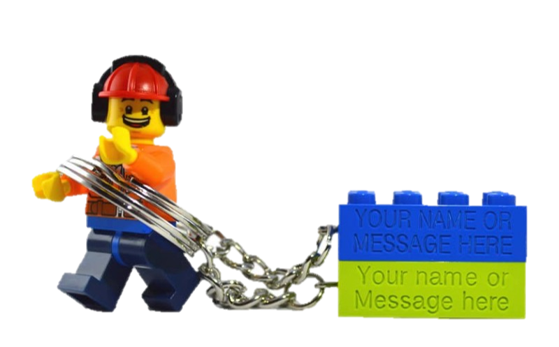 LEGO® Brick Key chains Engraving Service