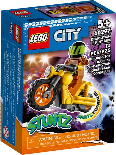 LEGO® City Demolition Stunt Bike 60297