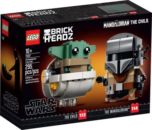 LEGO® BrickHeadz The Mandalorian and the Child 75317