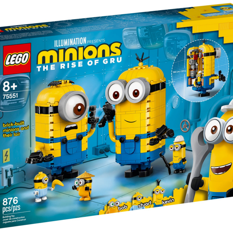 LEGO® Minions Brick-built Minions and their Lair 75551