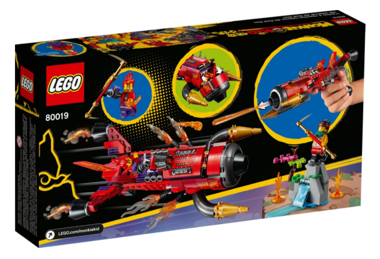 LEGO® Monkie Kid Red Son’s Inferno Jet 80019